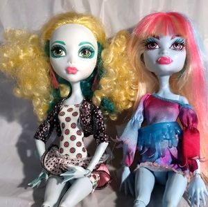 Monster High Dolls- Lagoona and Abbey